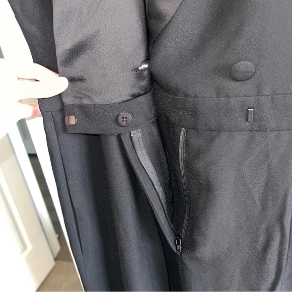 Banana Republic Black Double-Breasted Jumpsuit - Picture 7 of 11